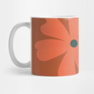 Boho Terracotta, Pink Flower Mug